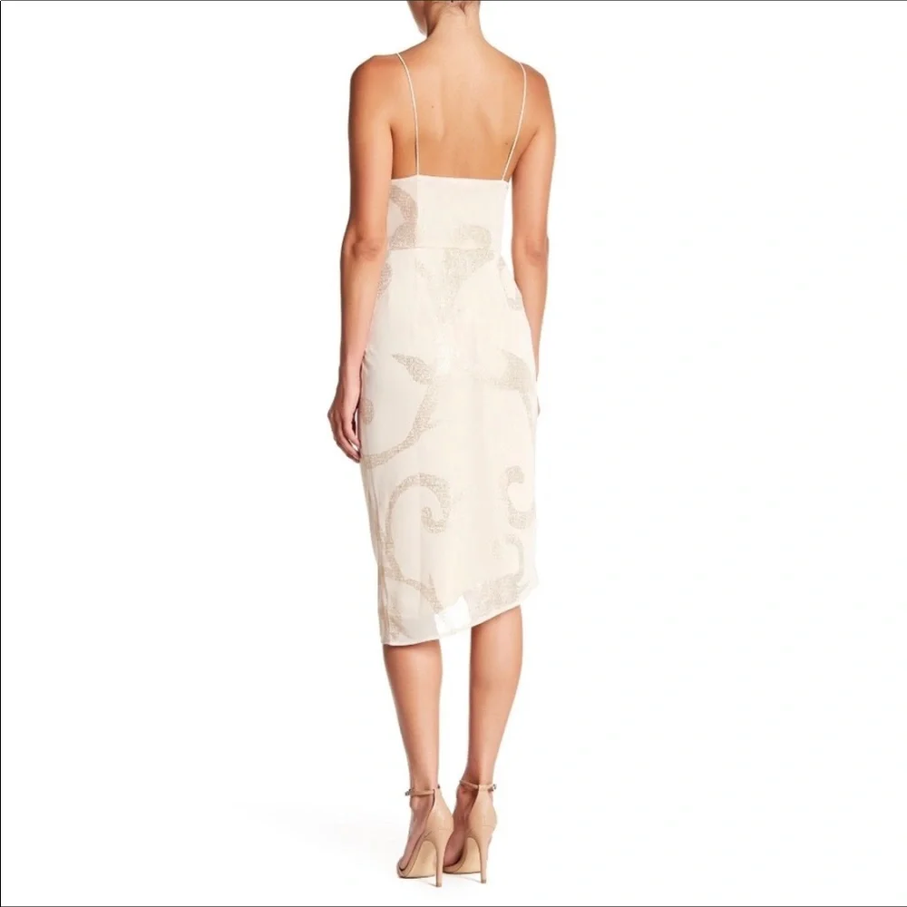 Free People NWOT‎ Party Venus Dress Size 4 Cream/Gold
